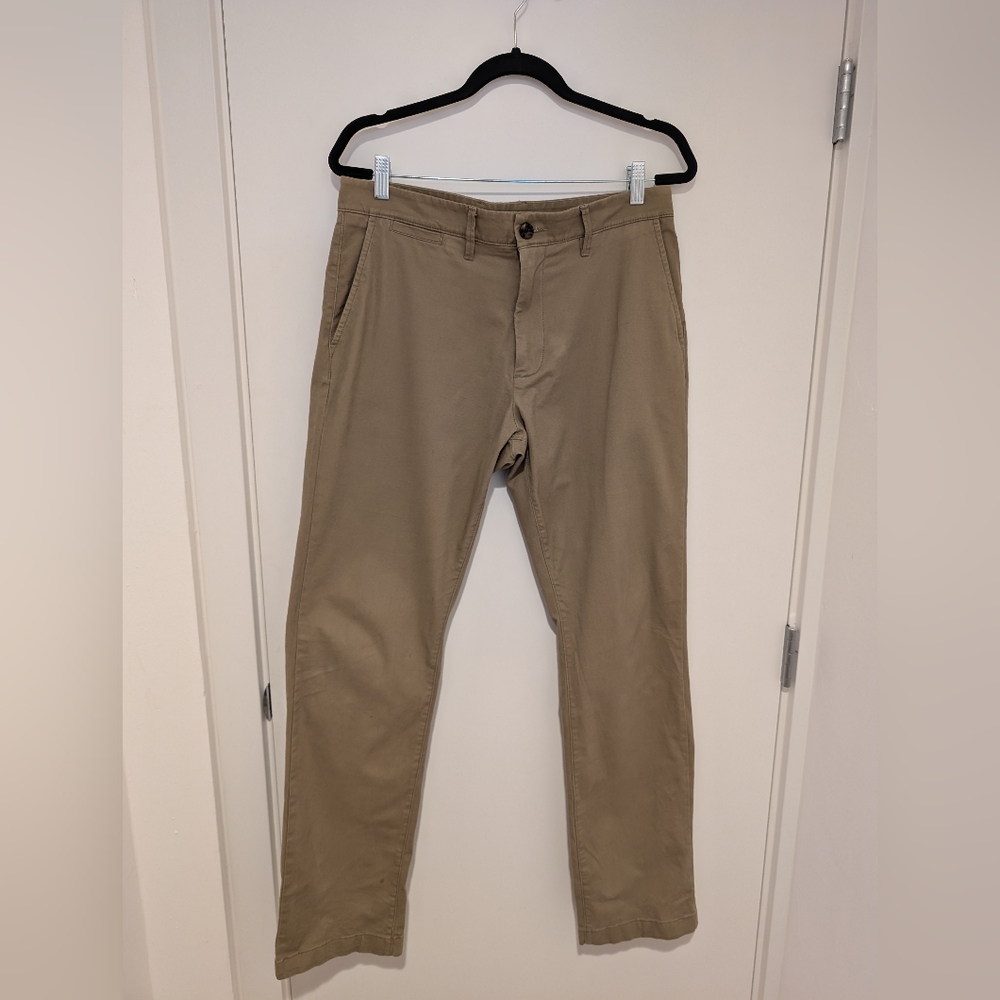Men's Goodfellow Tan Khaki Pants 32x32 Athletic Fit